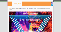 Desktop Screenshot of prismaticfestival.com